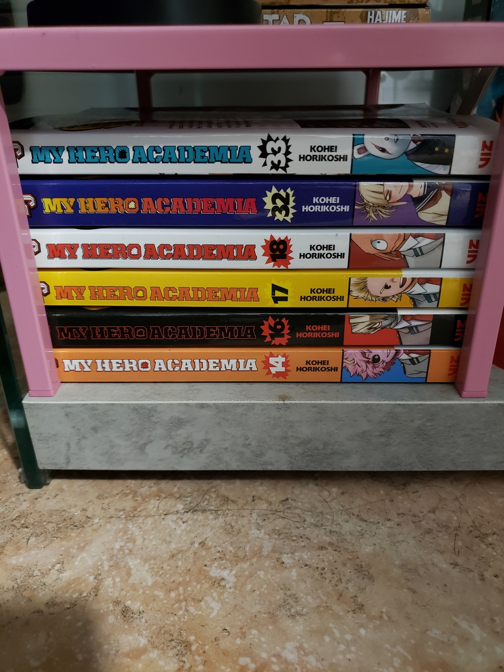 My Hero Academia manga set : 14-16-17-18-32-33